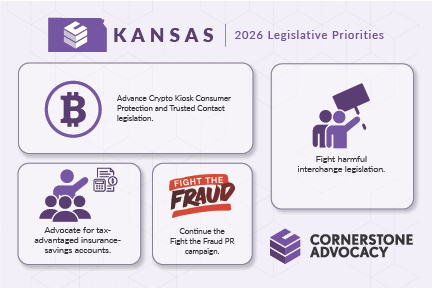 Kansas 2026 Legislative Priorities. Click for PDF