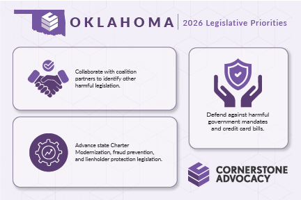 Oklahoma 2026 Legislative Priorities. Click for PDF