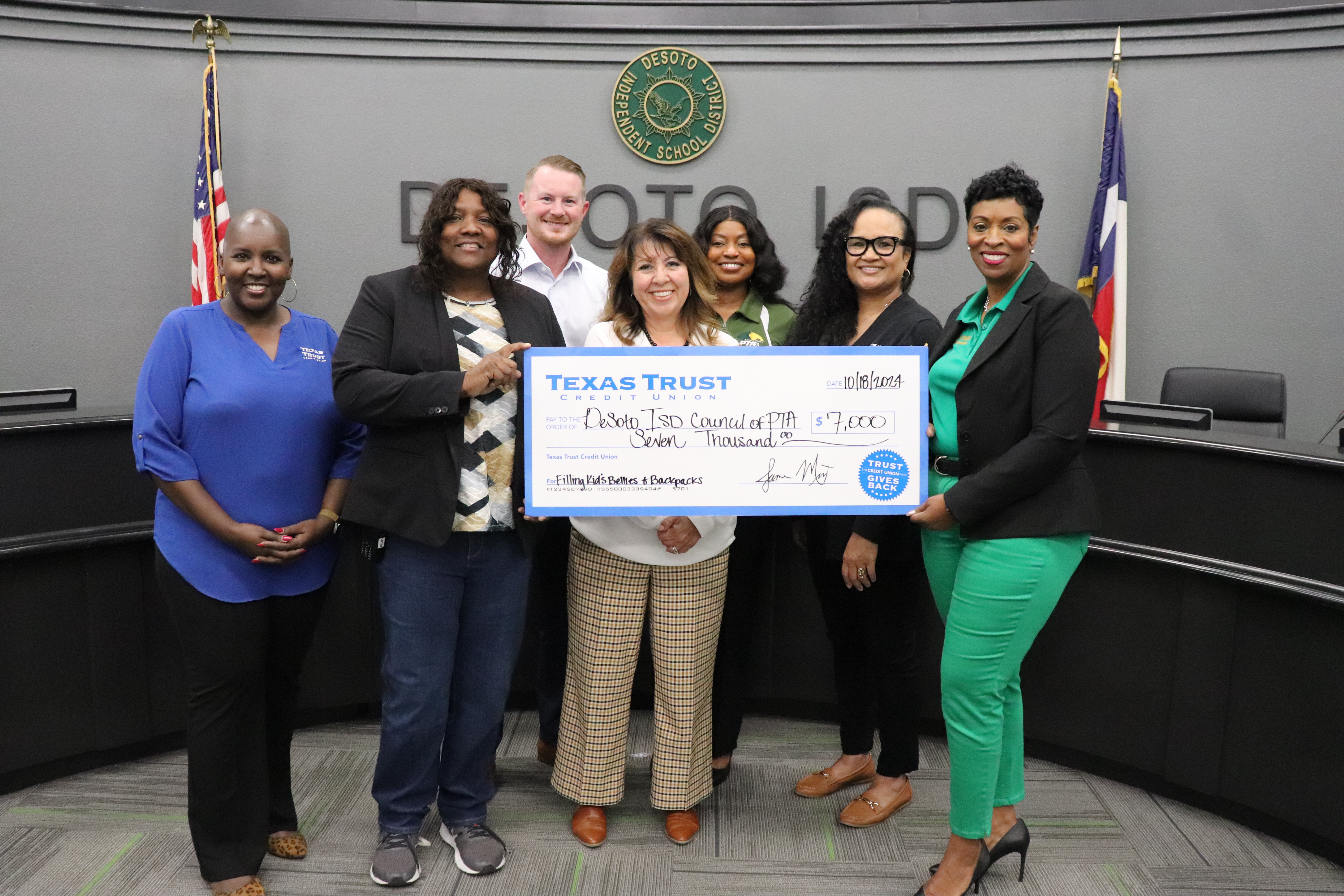 DeSoto ISD Backpack Donation