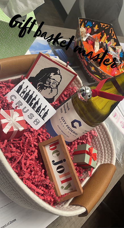 Amarillo Chapter gift basket