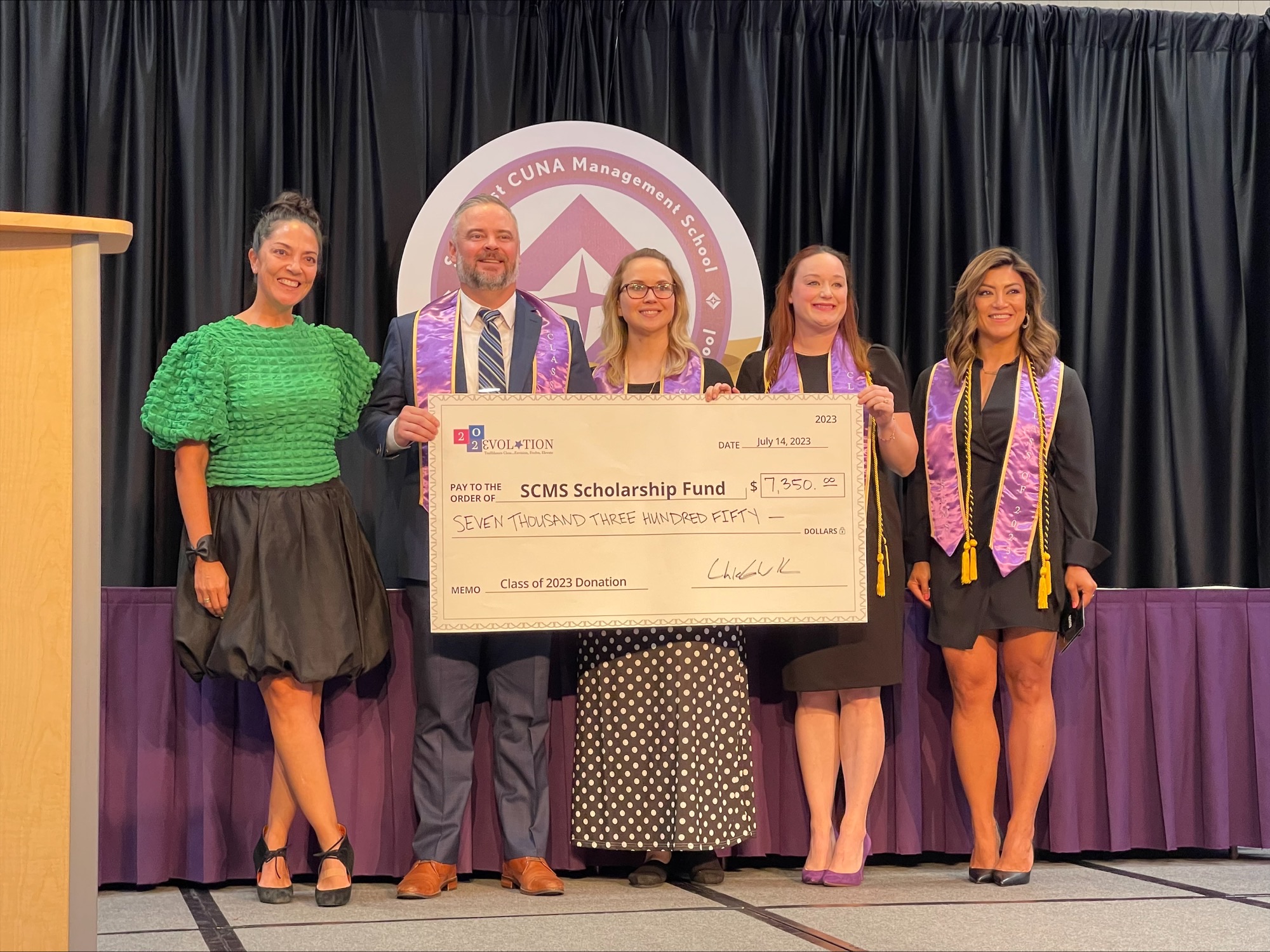 SCMS Commencement, Scholarship Fund for Foundation