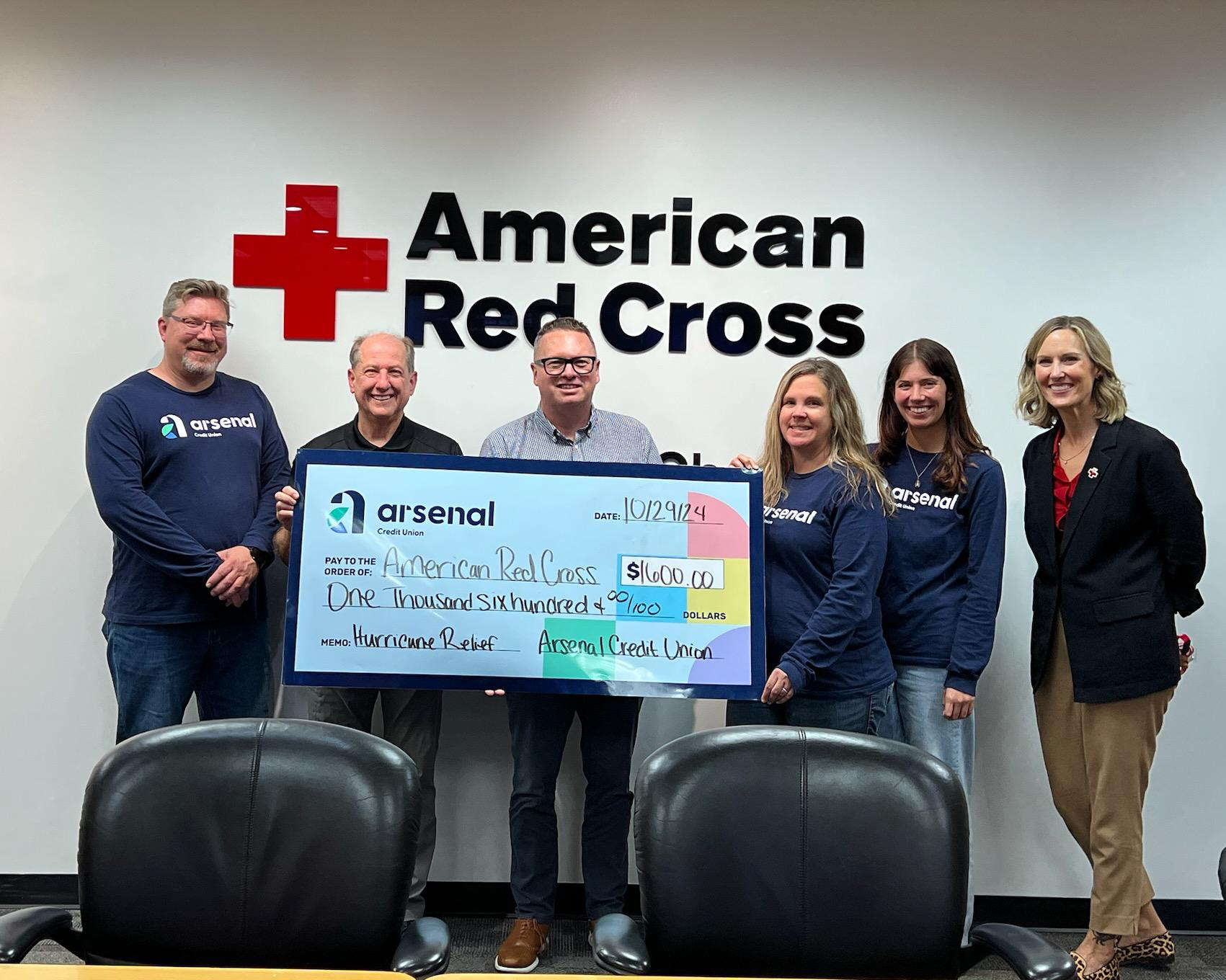 Arsenal CU, Donation to Red Cross