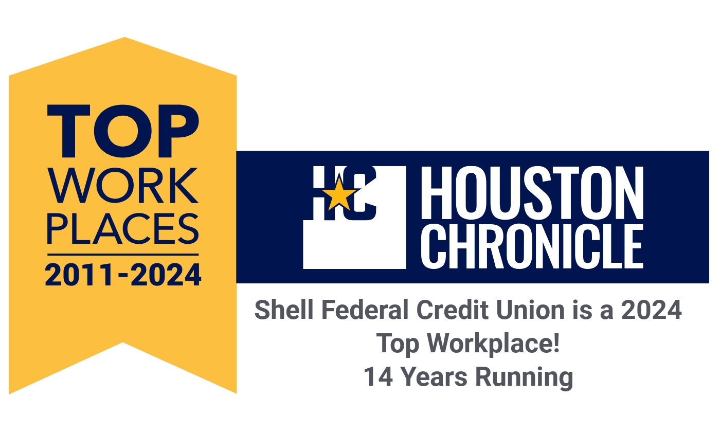 Shell FCU, Top Workplace 14 years running