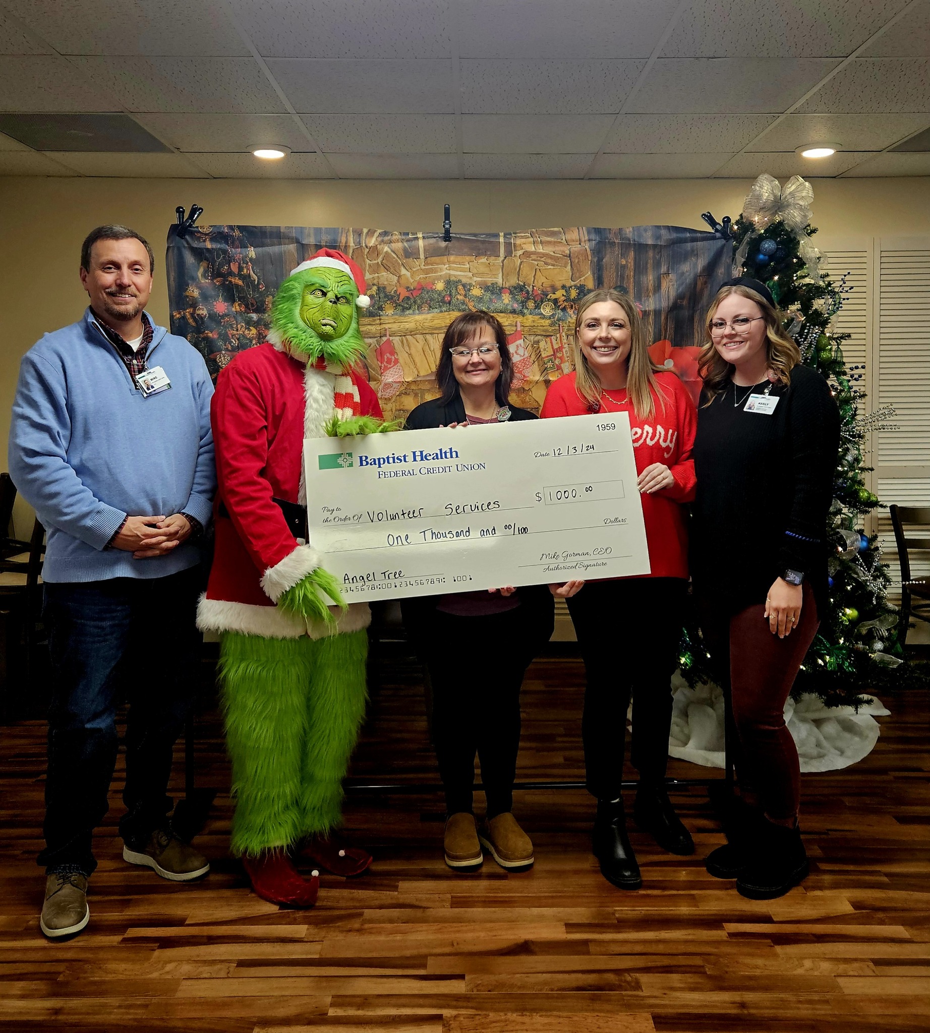 Baptist Health FCU Grinch Events and Giveaways