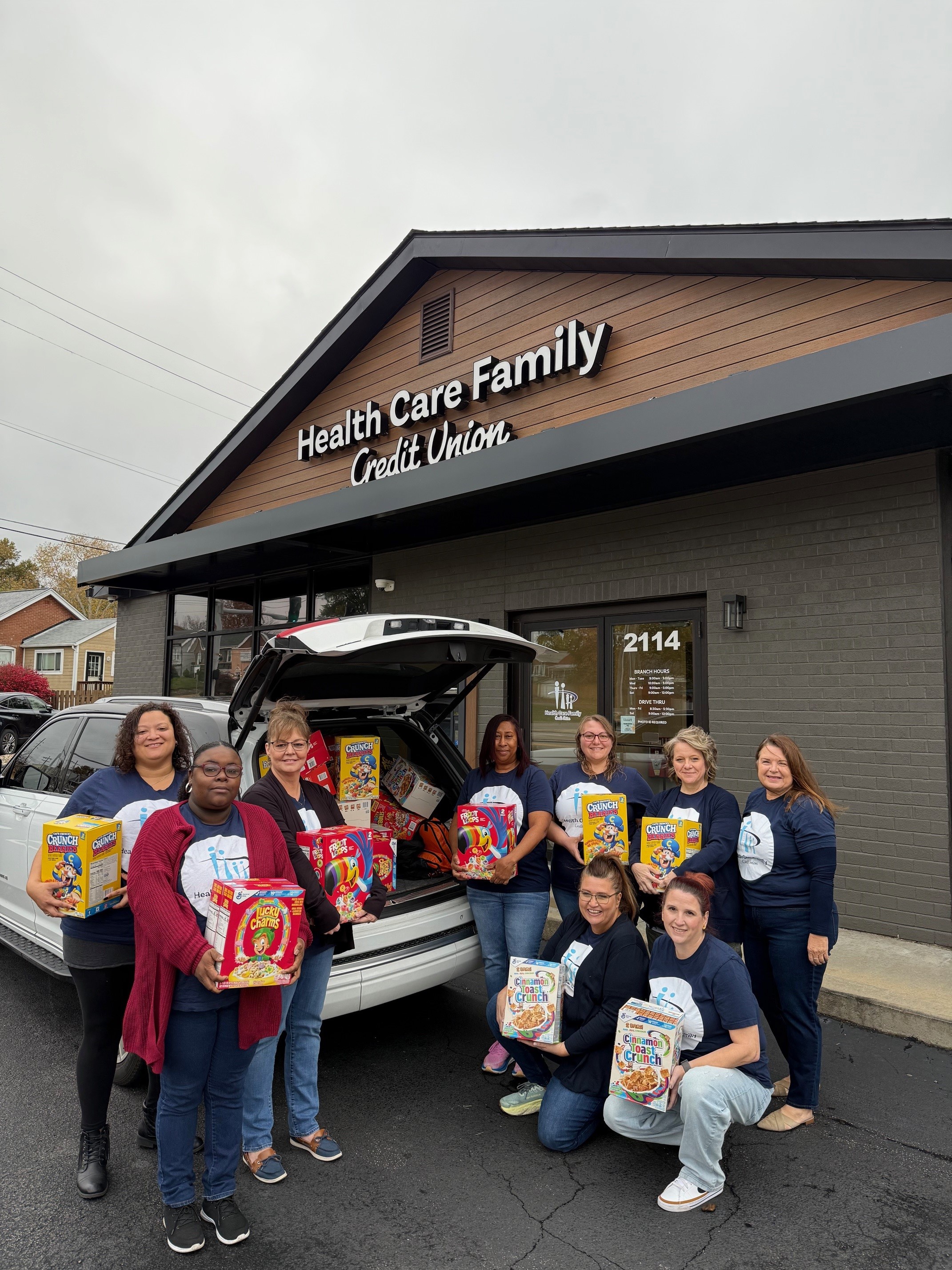 Health Care Family CU Food Drive