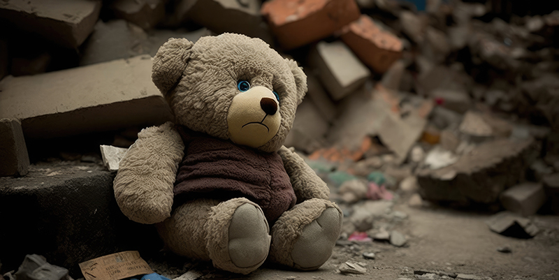 Disaster Relief Teddy Bear
