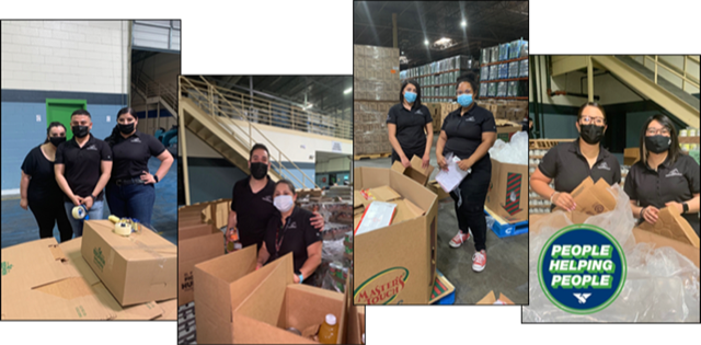 El Paso Young Professionals help at food bank