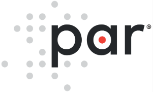 PARLogo-300px par with a red dot in the middle of the a