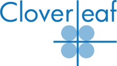 Cloverleaf with the l being part of a cross with 4 circles in each of the quadrants